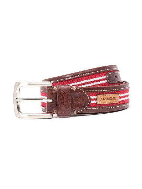 Alabama Crimson Tide Men's Tailgate Belt by Jack Mason - Country Club Prep