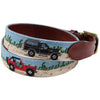 Beach Truck Needlepoint Belt by Smathers & Branson - Country Club Prep