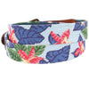 Blue Hawaii Needlepoint Belt by Smathers & Branson - Country Club Prep