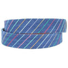 Carter Stripe Needlepoint Belt in Navy by Smathers & Branson - Country Club Prep