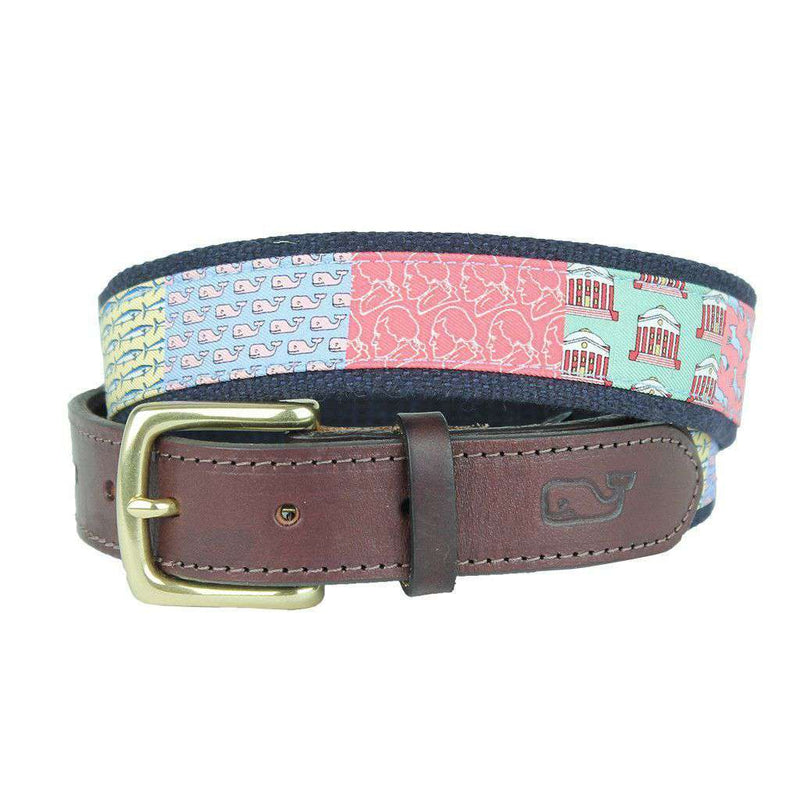 Vineyard Vines Custom Charlottesville Canvas Belt – Country Club Prep