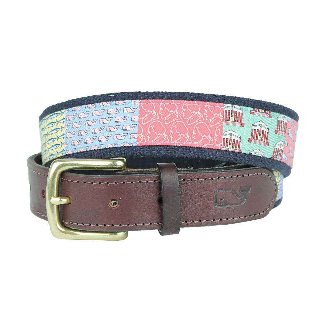 Custom Charlottesville Canvas Belt by Vineyard Vines - Country Club Prep