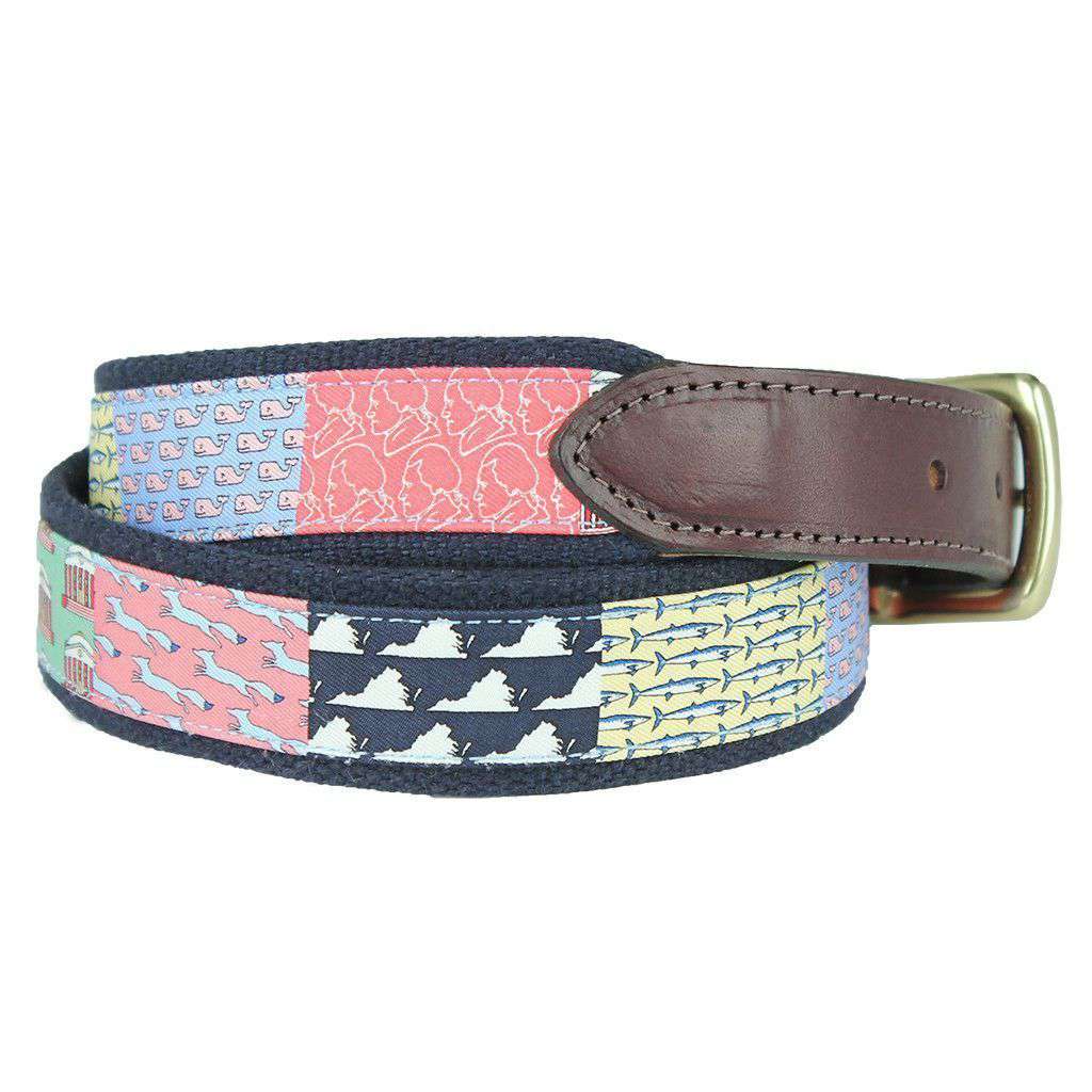 Custom Charlottesville Canvas Belt by Vineyard Vines - Country Club Prep