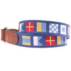 Dark n' Stormy Needlepoint D-Ring Belt in Classic Navy by Smathers & Branson - Country Club Prep