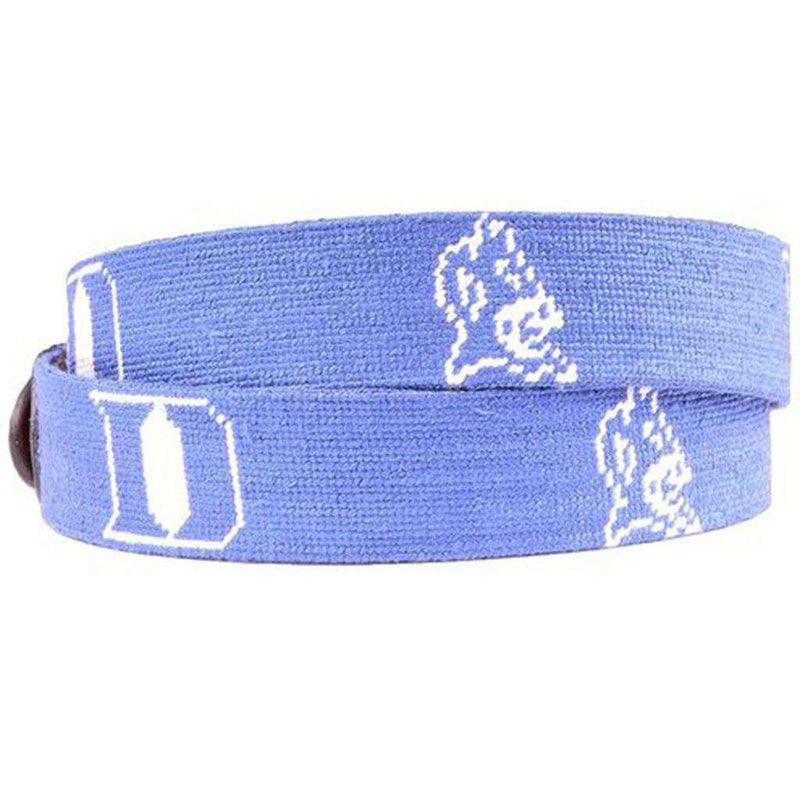 Duke University Needlepoint Belt by Smathers & Branson - Country Club Prep