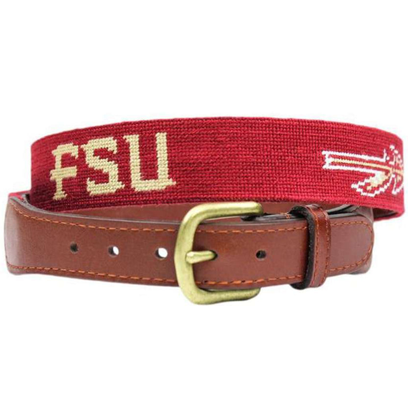 FLORIDA STATE NEEDLEPOINT BELT main image 1