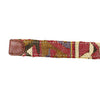 Kilim Belt in Burgundy Hooks by Res Ipsa - Country Club Prep
