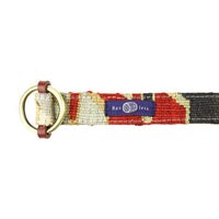 Kilim Belt in Red Aztec by Res Ipsa - Country Club Prep