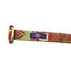 Kilim Belt in Red & Green Aztec by Res Ipsa - Country Club Prep
