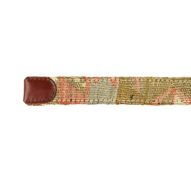 Kilim Belt in Sand Khaki by Res Ipsa - Country Club Prep