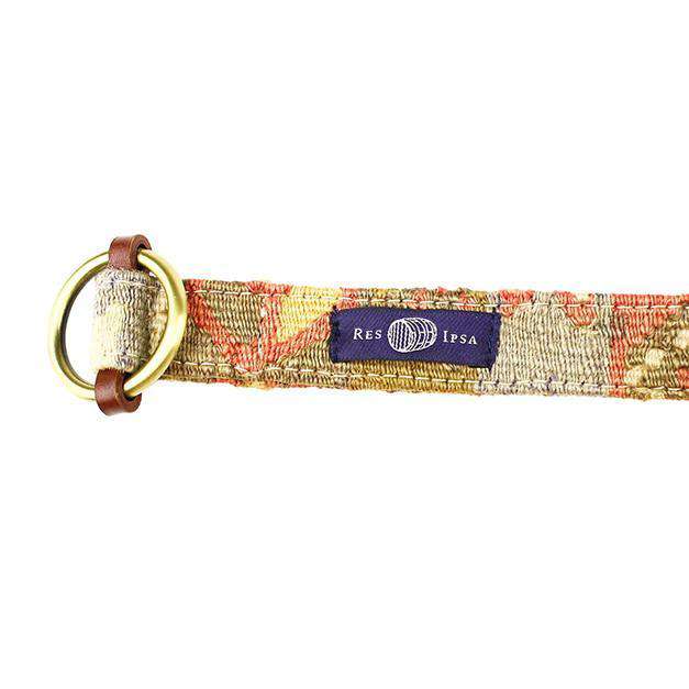 Kilim Belt in Tribal Khaki by Res Ipsa - Country Club Prep