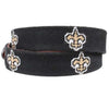 New Orleans Saints Needlepoint Belt by Smathers & Branson - Country Club Prep