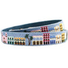 Old Town Needlepoint Belt in Sky Blue by Smathers & Branson - Country Club Prep