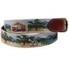 Safari Scene Needlepoint Belt by Smathers & Branson - Country Club Prep