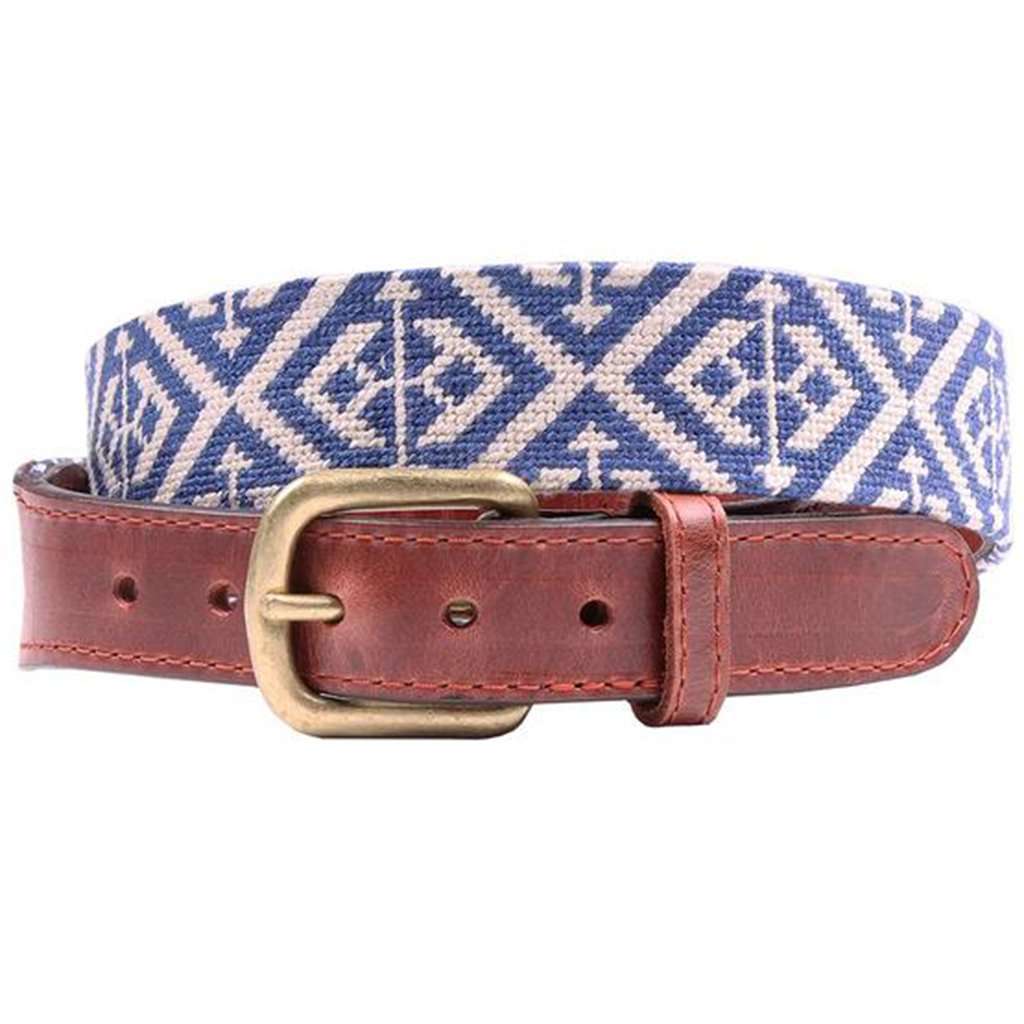 Scarsdale Needlepoint Belt by Smathers & Branson - Country Club Prep