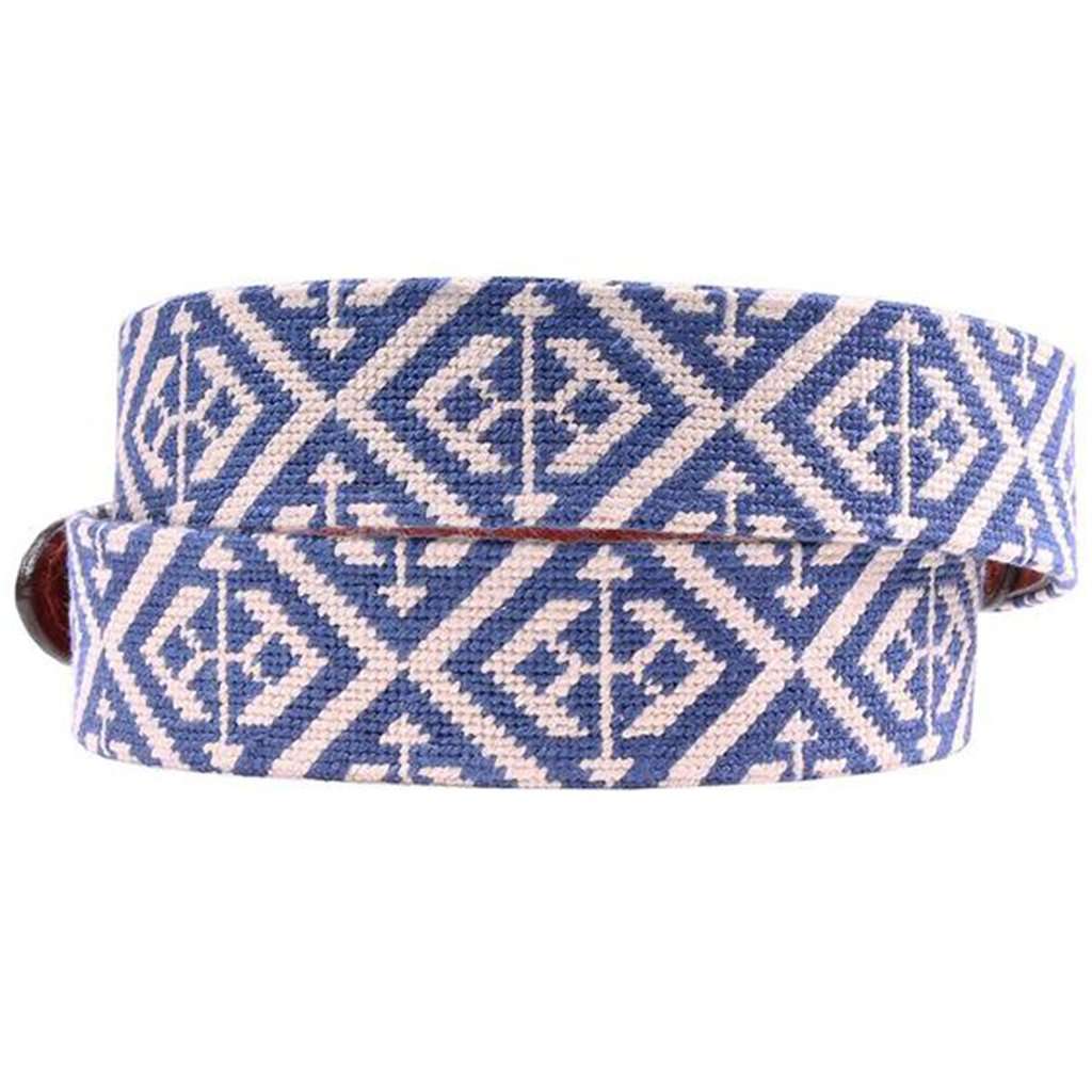Scarsdale Needlepoint Belt by Smathers & Branson - Country Club Prep