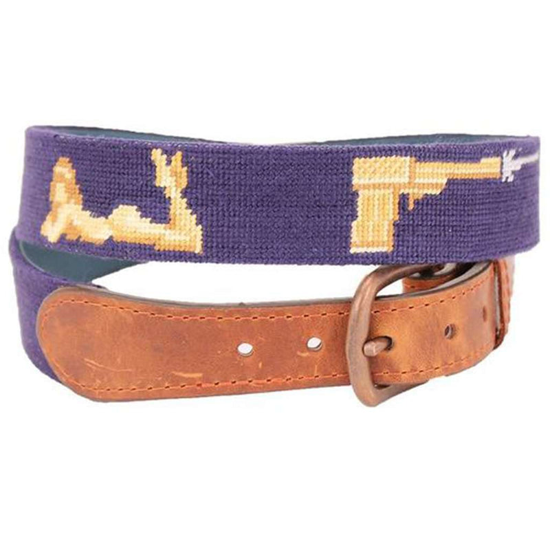 Shaken, Not Stirred Needlepoint Belt by Smathers & Branson - Country Club Prep