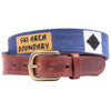 Ski Signs Needlepoint Belt in Classic Navy by Smathers & Branson - Country Club Prep