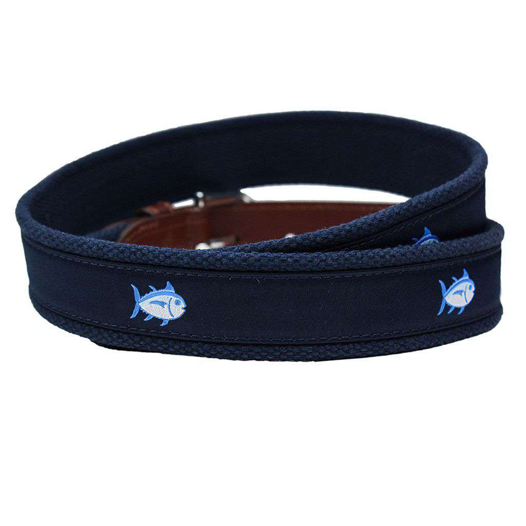 Skipjack Ribbon Belt in True Navy by Southern Tide - Country Club Prep