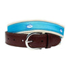 Skipjack Ribbon Belt in Turquoise by Southern Tide - Country Club Prep