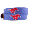 Southern Methodist University Needlepoint Belt by Smathers & Branson - Country Club Prep