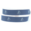 Stick Man Leather Tab Belt in Navy by Country Club Prep - Country Club Prep