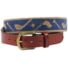 Tee it Up Needlepoint Belt in Classic Navy by Smathers & Branson - Country Club Prep