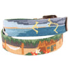 Three Hour Tour Needlepoint Belt by Smathers & Branson - Country Club Prep