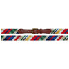 Traditional Madras Needlepoint Belt by Smathers & Branson - Country Club Prep