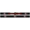 University of Georgia Needlepoint Belt in Black by Smathers & Branson - Country Club Prep