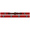 University of Georgia Needlepoint Belt in Red by Smathers & Branson - Country Club Prep