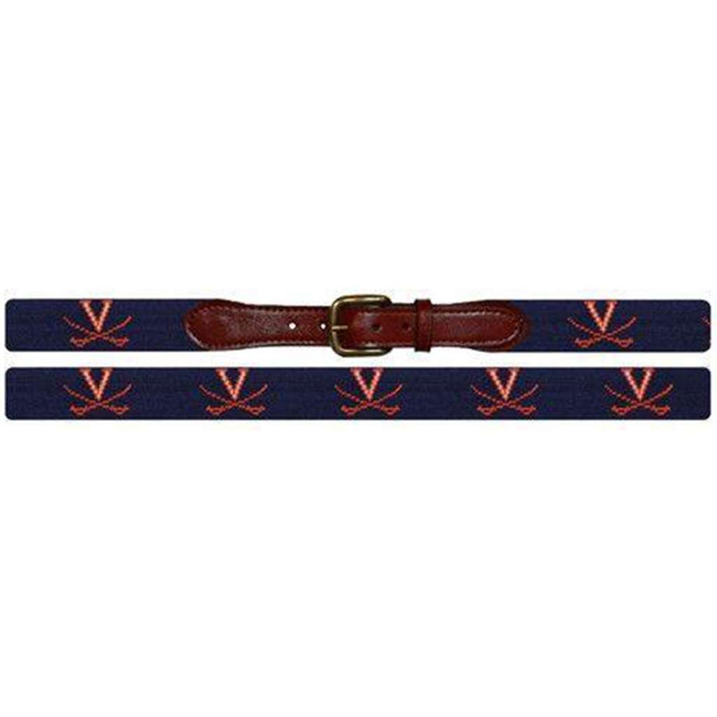 University of Virginia Needlepoint Belt by Smathers & Branson - Country Club Prep