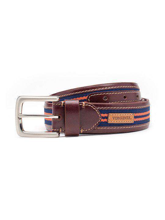 Virginia Cavaliers Men's Tailgate Belt by Jack Mason - Country Club Prep