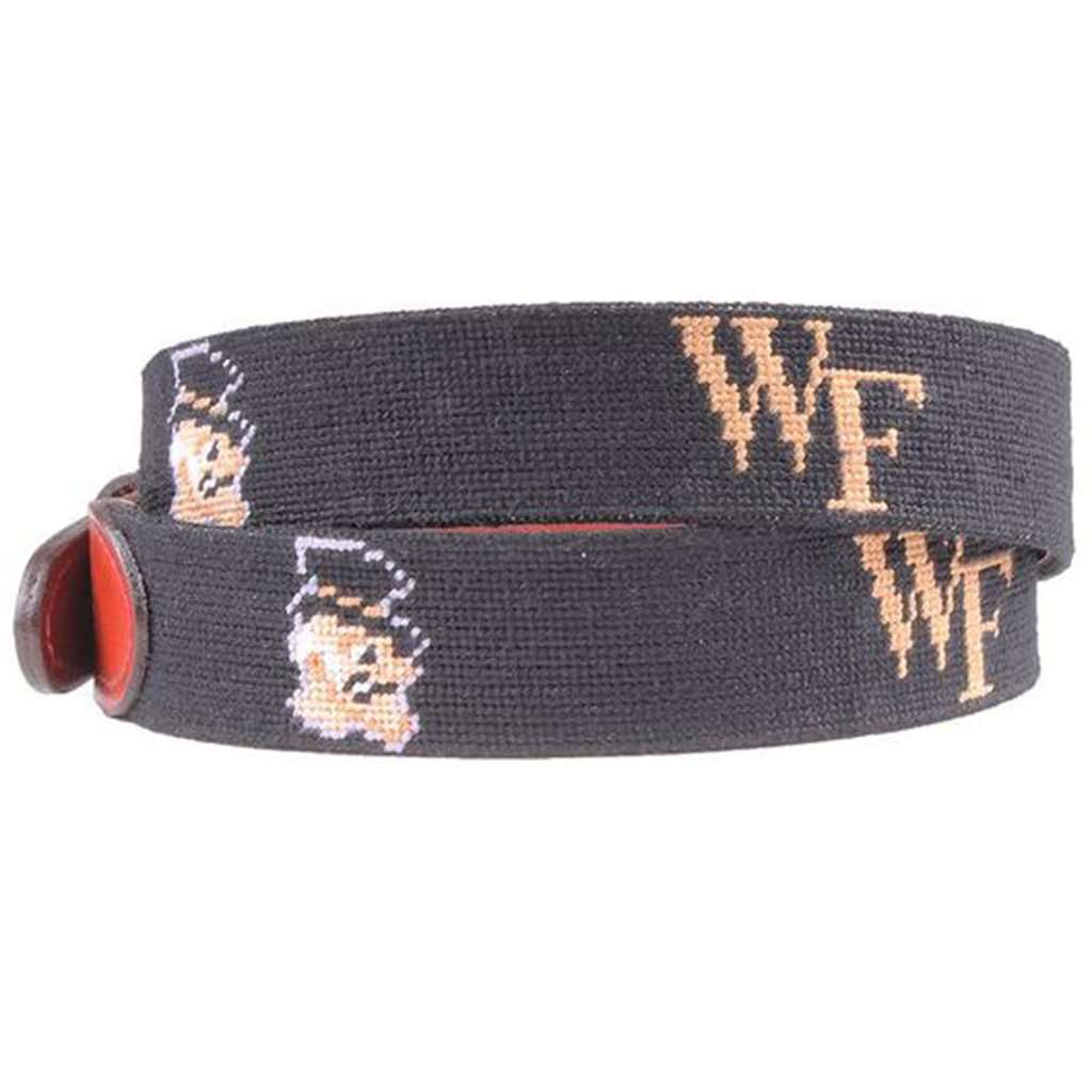 Wake Forest University Needlepoint Belt by Smathers & Branson - Country Club Prep