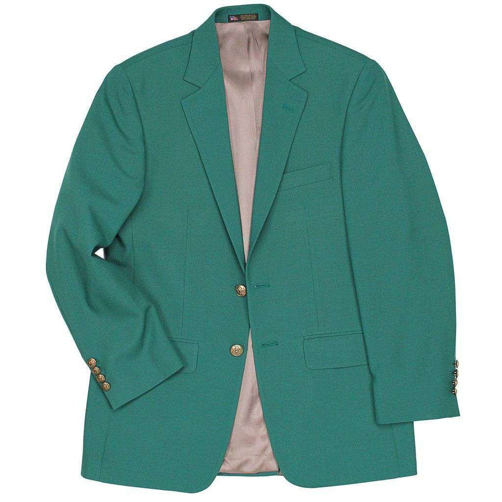 Champions Blazer in Green by Country Club Prep - Country Club Prep