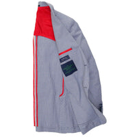 Gentleman's Jacket in Red Stripe and Blue Gingham by Southern Proper - Country Club Prep