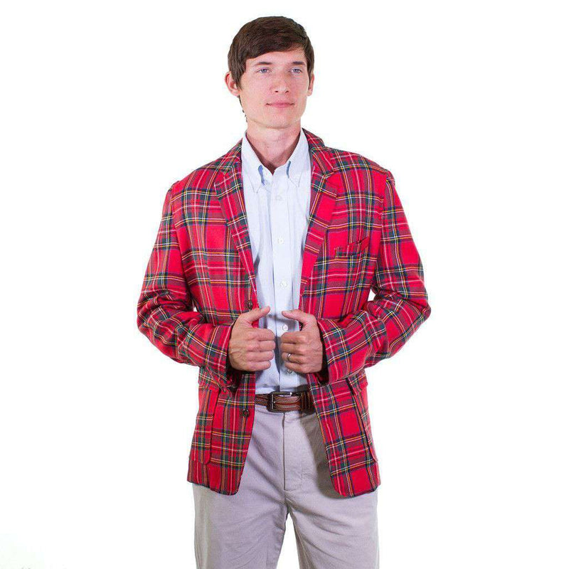 Holiday Blazer in Royal Stewart Tartan by Castaway Clothing - Country Club Prep