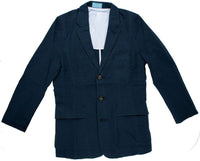 Spinnaker Seersucker Blazer in Navy by Castaway Clothing - Country Club Prep