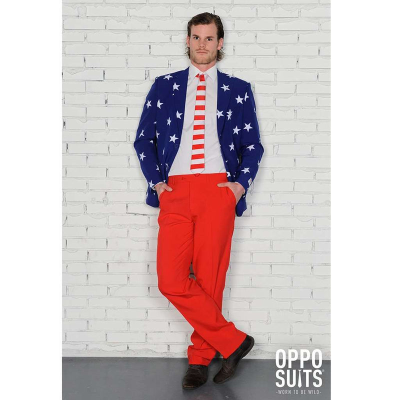 Stars and Stripes Suit by OppoSuits - Country Club Prep