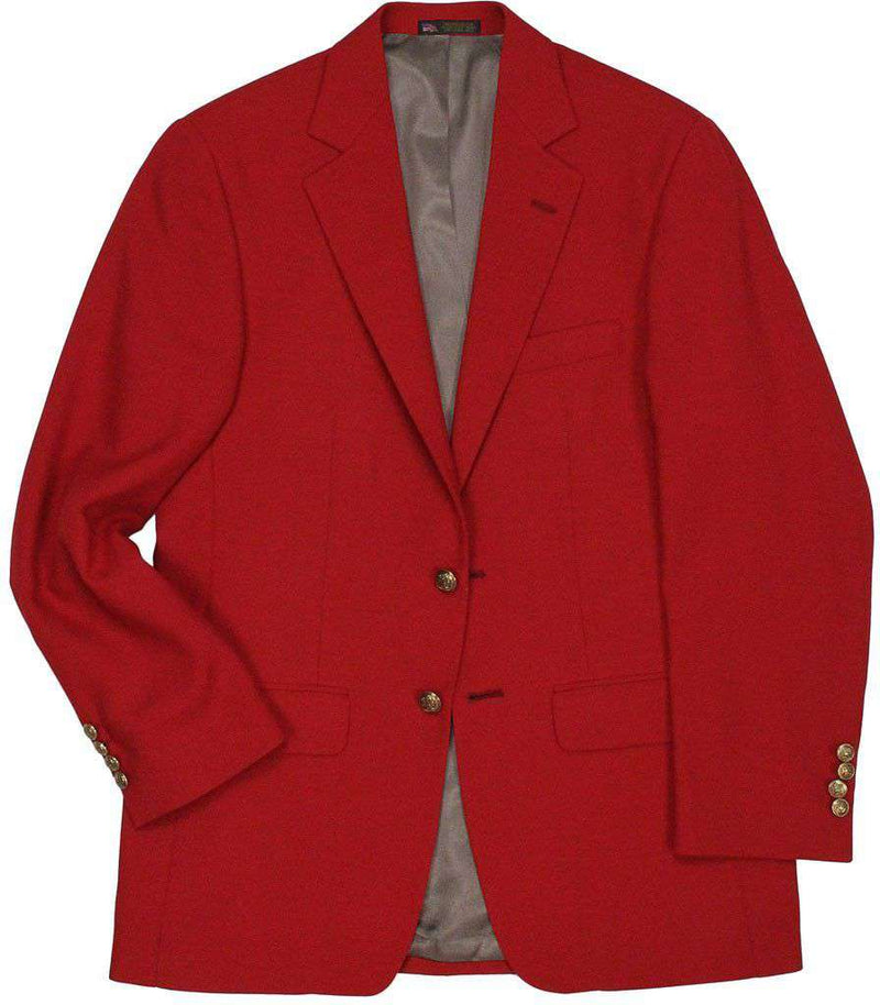 Tailgate Blazer in Crimson Red by Country Club Prep - Country Club Prep
