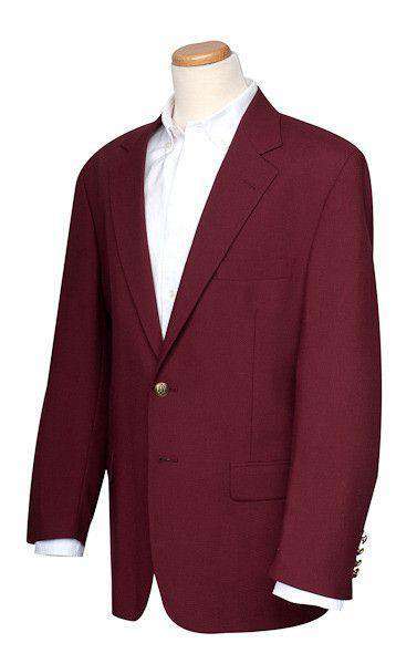 Tailgate Blazer in Maroon by Country Club Prep - Country Club Prep