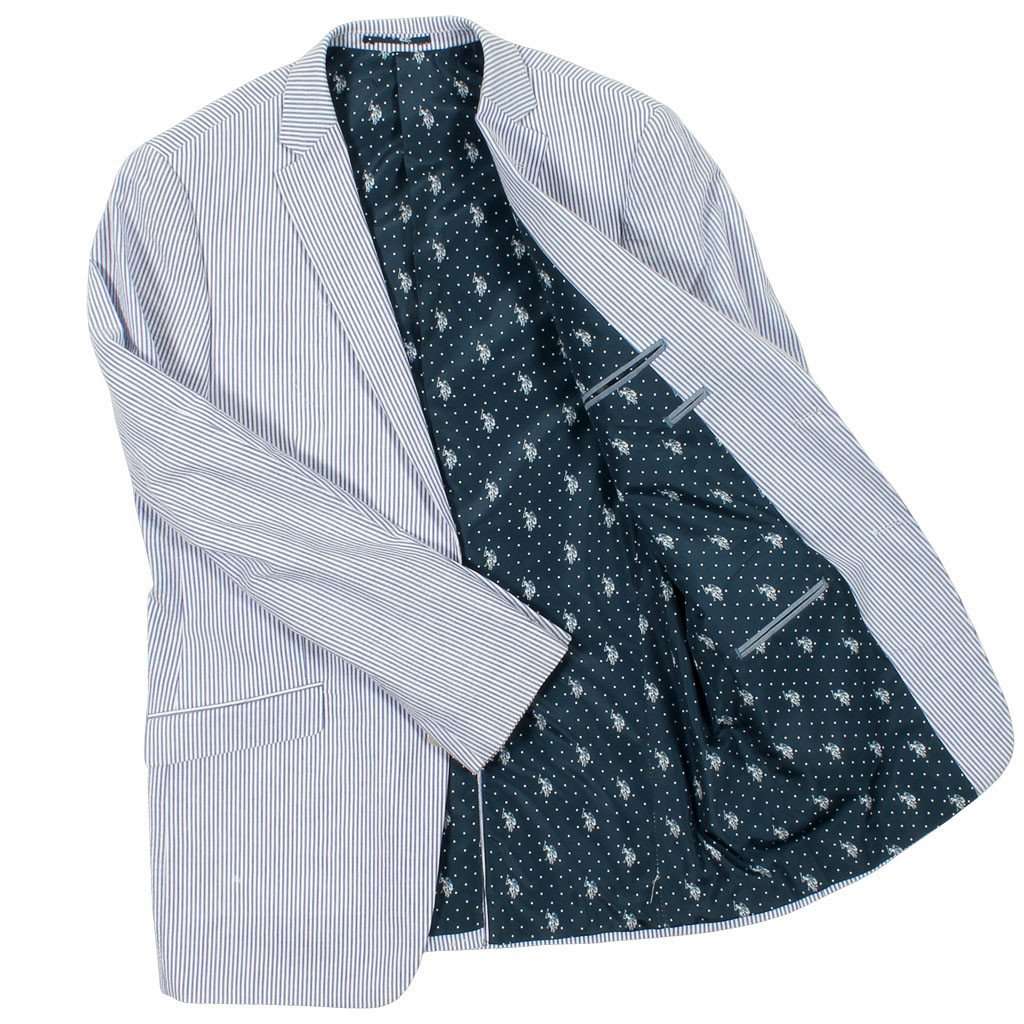 The Foxcroft Seersucker Blazer by Country Club Prep - Country Club Prep