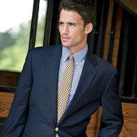 True Comfort Blazer in Navy by Ralph Lauren - Country Club Prep