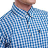 Auton Tailored Fit Button Down in Aqua by Barbour - Country Club Prep