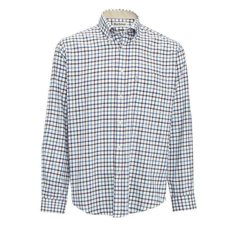 Barbour Barrell Shirt in Blue – Country Club Prep