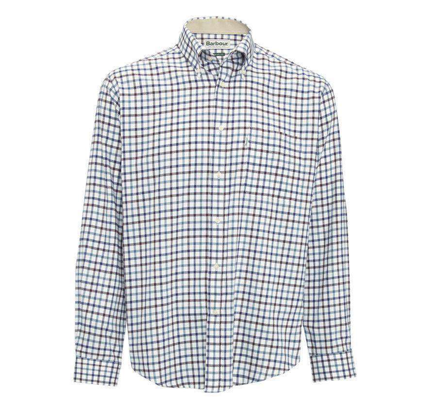 Barrell Shirt in Blue by Barbour - Country Club Prep