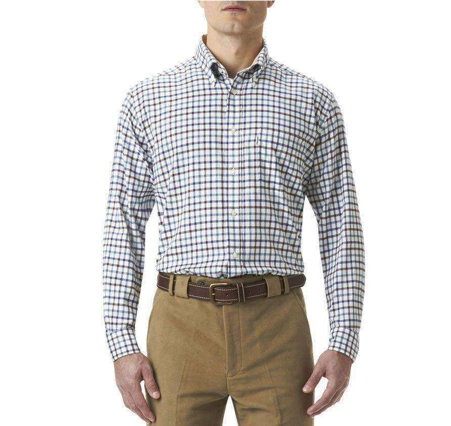 Barrell Shirt in Blue by Barbour - Country Club Prep