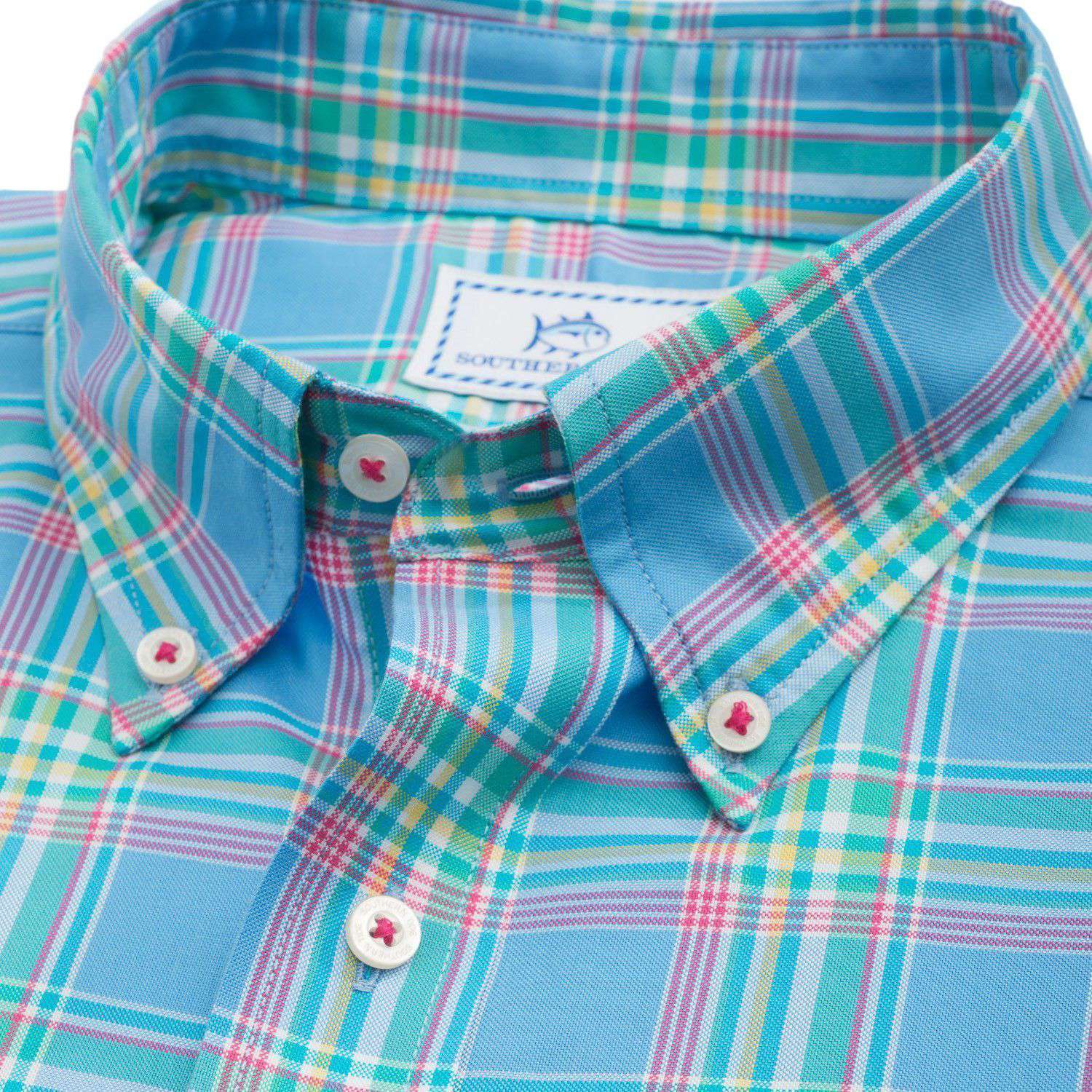 Beaufain Plaid Sport Shirt in Boat Blue by Southern Tide - Country Club Prep