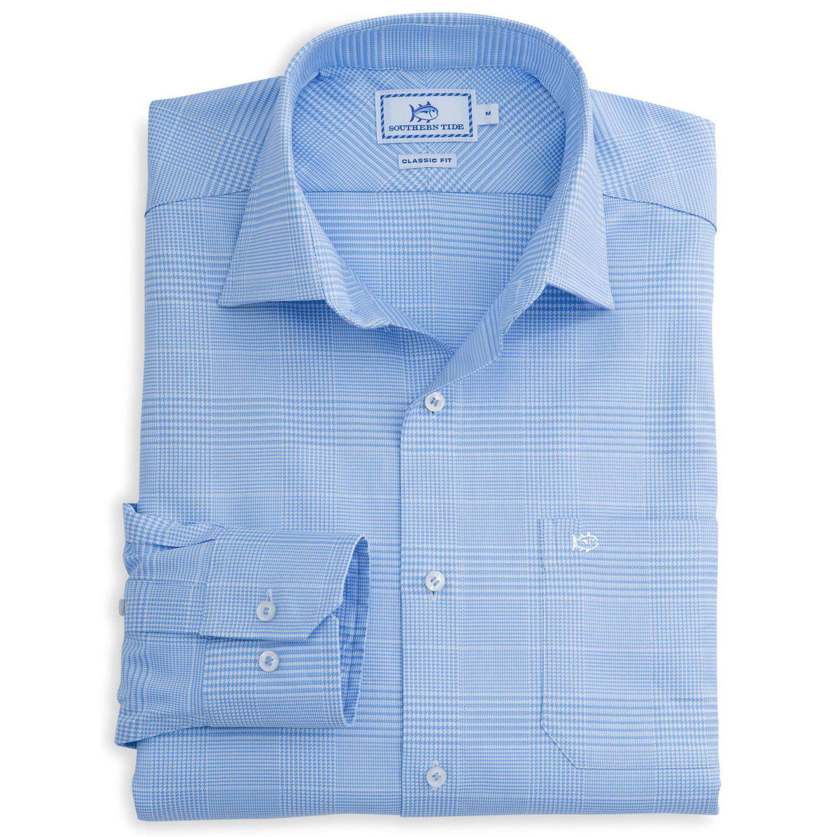 Belmont Classic Fit Sport Shirt in Liberty Blue by Southern Tide - Country Club Prep