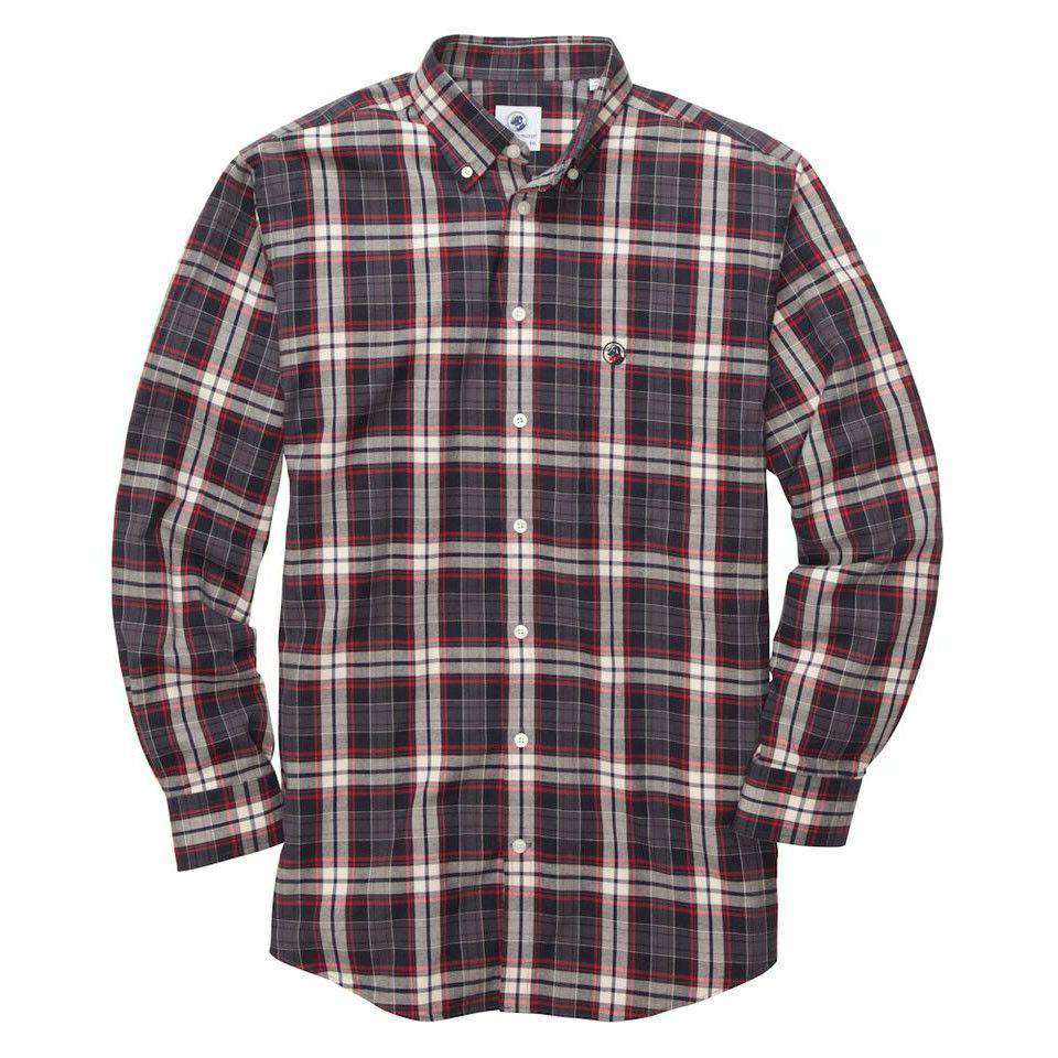 Biglane Southern Shirt in Charcoal Plaid by Southern Proper - Country Club Prep